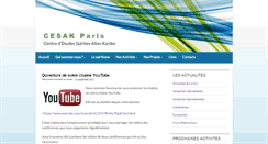 Desktop Screenshot of cesakparis.fr