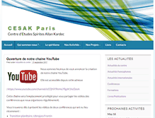 Tablet Screenshot of cesakparis.fr